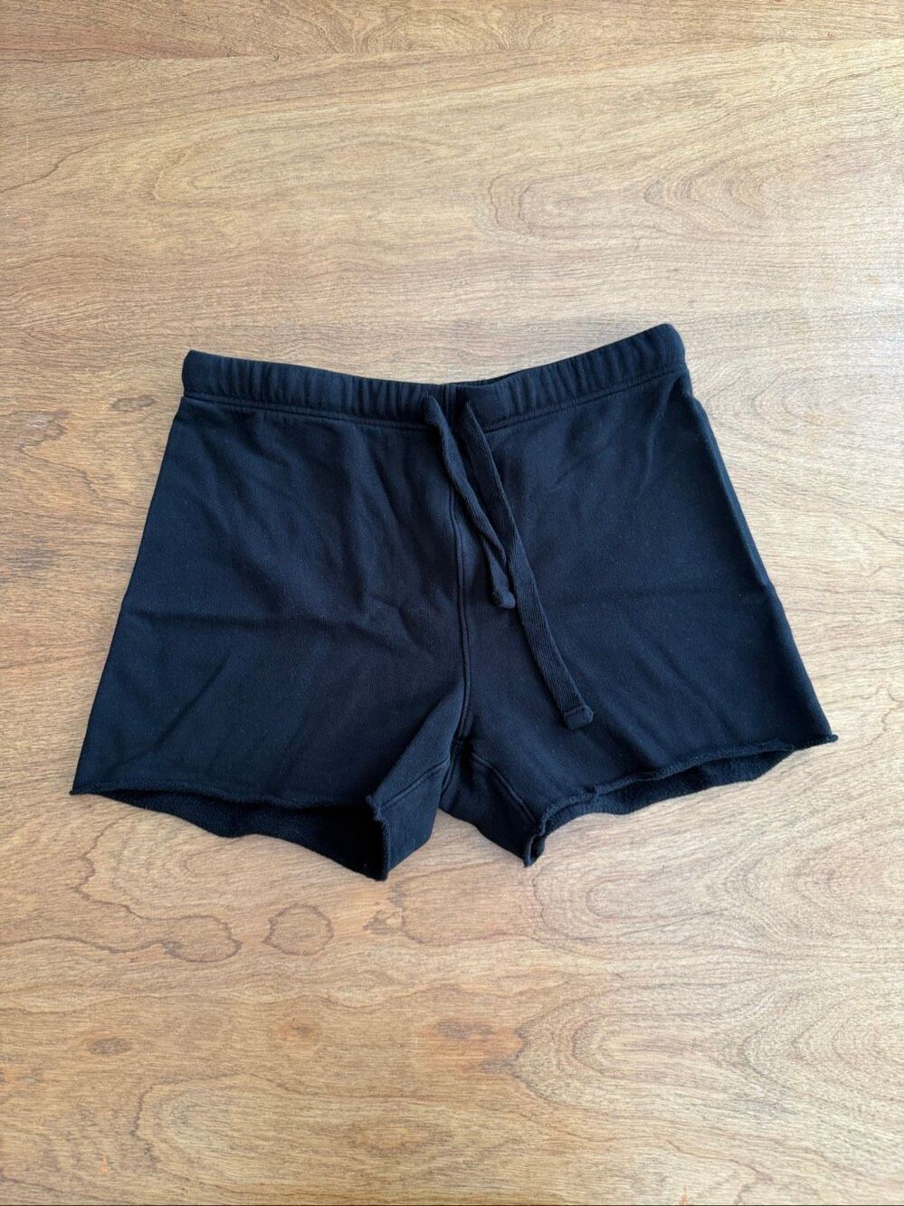 Frank & Eileen Women’s Triple Terry Favorite Sweat Shorts Black Medium